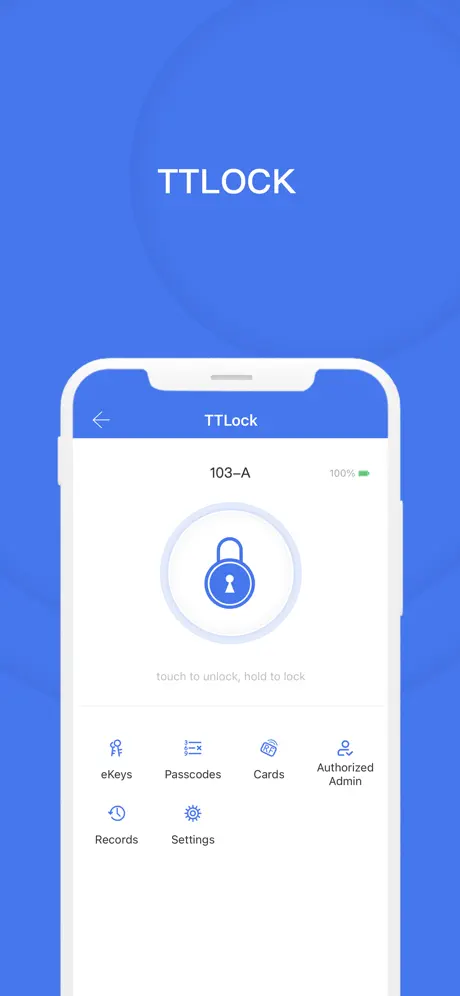 TTLock app screenshot