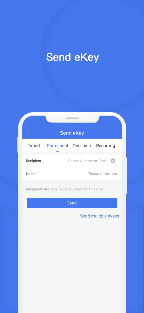 TTLock app screenshot